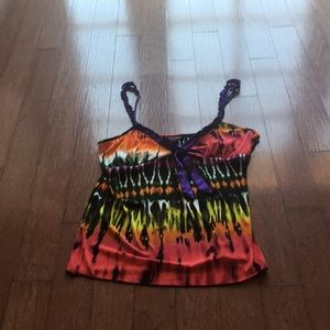 Cute multi color tank top